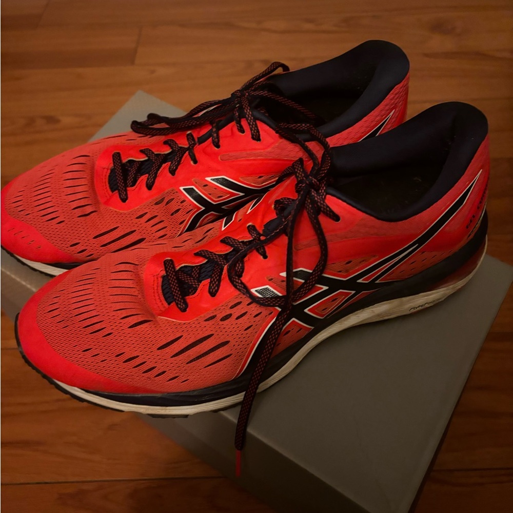 Asics Red Running Shoes